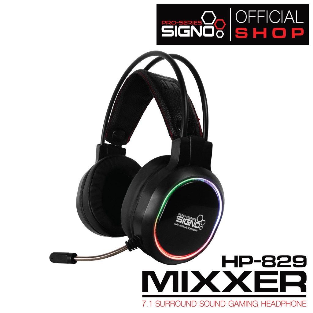  Surround Sound Gaming Headphone MIXXER รุ่น HP-829 