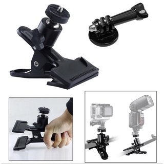 ขาหนีบ พร้อมหัวบอล สำหรับกล้องโกโปร กล้องแอคชั่น Metal Clamp with Ball Head for Gopro , Action Camera ตัวหนีบ