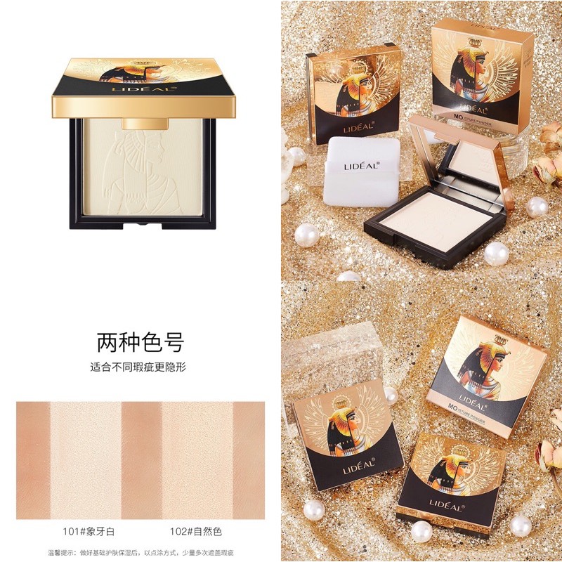 M002 (ใหม่/แท้) หน้าเนียน คุมมัน เนื้อบางเบา แป้งพัฟ moisture powder ผสมรองพื้น