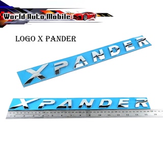 Logo  X-PANDER โลโก้  X-PANDER ของแท้ ติด Mitsubishi X-PANDER ชุปโครเมี่ยม 1ชิ้น มีบริการเก็บเงินปลายทาง