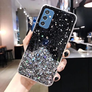 เคสโทรศัพท์ Samsung Galaxy M52 5G A52s A03s A22 5G M32 4G A72 A52 A32 Bling Transparent Black Green Pink Purple Star Space TPU Soft Cover Case เคส SamsungA22 SamsungA52s SamsungA03s