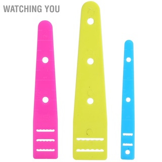 Watching You 3Pcs Plastic Color Threaders Flat Easy Pull Band Tool DIY Clothing Sewing Accessories