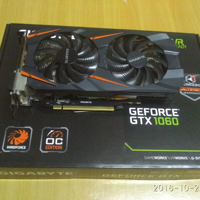 Gigabyte GTX 1060 WINDFORCE OC 3GB