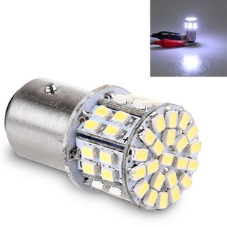 หลอดไฟเบรกท้ายรถยนต์ 1157 BAY15D 1206 50LED สีขาว 1 ชิ้น ☆Westyletin