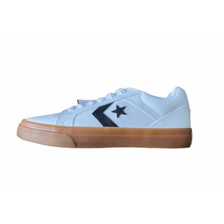 converse el distrito faux leather ox white