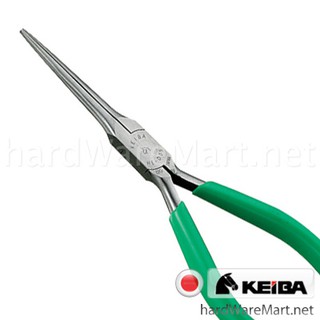 คีมปากแหลม 6" KEIBA HE-D05 longnose pliers มินิ ไม่มีฟัน คิบบา