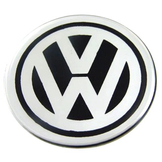 กรุณาวัดขนาดก่อนสั่งซื้อ สติกเกอร์ติดดุมล้อ VOLKSWAGEN ขนาด 70mm. 1 ชุดมี 4 ชิ้น Aegether