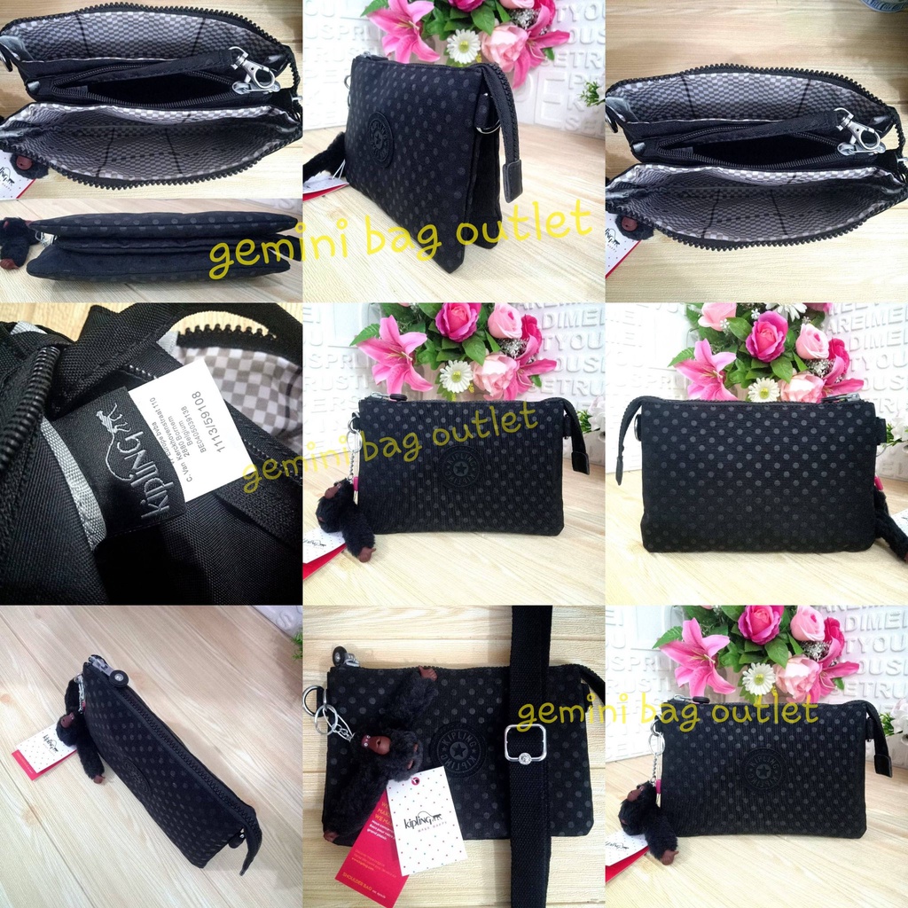 *ส่งฟรีไม่ใช้โค๊ด !! ของแท้ พร้อมส่งค่ะ*  8.5 นิ้ว * 🐒 KIPLING CREATIVITY XL CROSSBODY BAG