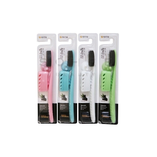 พร้อมส่ง 🇰🇷 WANGTA Toothbrush Black Charcoal แปรงสีฟันชาโคลเกาหลี หัวแปรงขนาดใหญ่ BTS แปรงสีฟัน