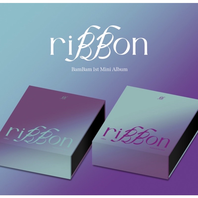 พร้อมส่ง อัลบั้ม riBBon BamBam บั้มเต็มไม่แกะ (2 Ver.) iampakkad_d