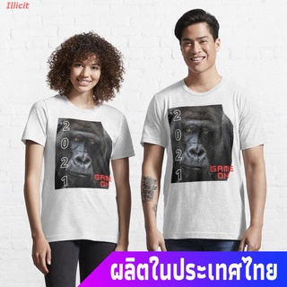 Illicit เสื้อยืดกีฬา 2022 Godzilla VS Kong T-Shirts And Many More Essential T-Shirt Mens Womens T-shirts