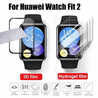 ฟิล์ม Huawei Watch Fit 2 Screen Protector 3D Full Covered PET Huawei fit 2 Hydrogel Film For Huawei Watch Fit 2 ฟิล์ม Explosion-proof Protector Screen Huawei Watch Fit 2 Film