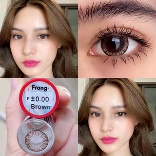 คอนแทคเลนส์ Frong/Sapphire/Pearl/Furbish สีเทา/ตาล Gray/Brown มีค่าสายตา (0.00)-(-10.00)