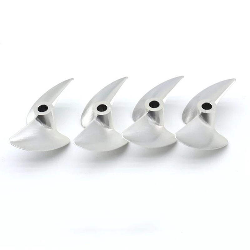 1 PC รีโมทคอนโทรลเรืออลูมิเนียมใบพัด CNC 2 ใบมีดใบพัดเส้นผ่านศูนย์กลาง 30/32/34/35/38/40/42/45 มม.