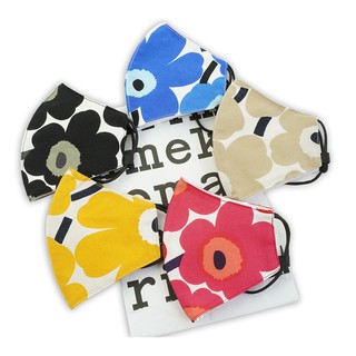 (พร้อมส่ง) mask marimekko ผ้าแท้100%