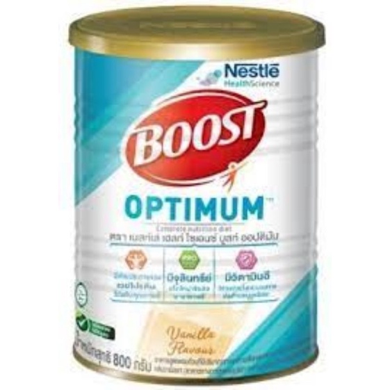 Boost  OPTIMUM อาหารสูตรครบถ้วน ที่มีเวย์โปรตีน สำหรับผู้สูงอายุ