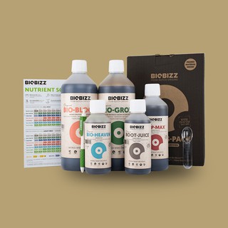 🚚พร้อมส่ง 🚚ปุ๋ย BIOBIZZ STARTER PACK 🔥ฟรี ตารางสารอาหาร ปุ๋ยออแกนิค นำเข้าจากต่างประเทศ เร่งดอก เร่งโต เสริมราก สารอาหาร