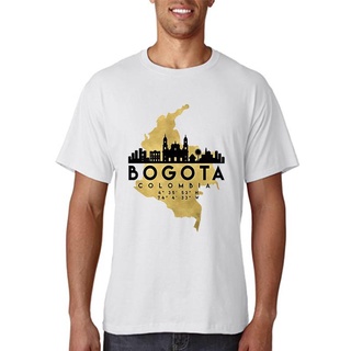 เสื้อยืด พิมพ์ลาย Bioshick Bogota Colombia แฟชั่นสําหรับผู้ชาย