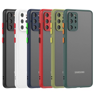 เคสขอบสีเรียวมีกันกระแทกโทรศัพท์ Samsung Ss Galaxy A04E A04 A04s A03s A02s A12 A11 A51 A71 A21s 5g 4g