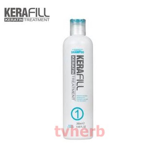 KERAfill Purifying Shampoo no.1  Size 280ML เคราฟิว เพอริฟรายอิ่ง แชมพู🔥ส่งฟรี🔥