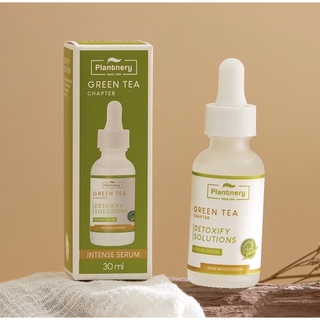 Plantnery Green Tea Detoxify Serum 30 ml เซรั่มชาเขียวจากเกาะเซจู  เติมความชุ่มชื่น รู้สึกผิวแข็งแรงขึ้น