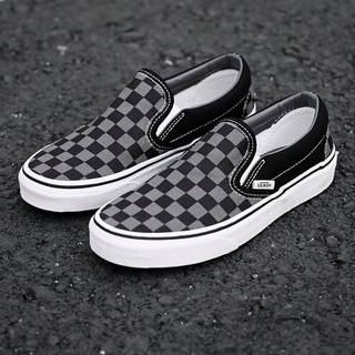🔥Vans Slip-On Checkerboard "Black/Gray"🔥