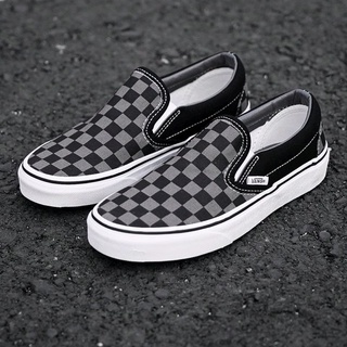 🔥Vans Slip-On Checkerboard "Black/Gray"🔥