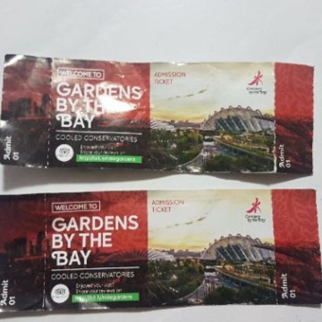 OCBC skyway (Garden By The Bay) ใบละ 120 บาท!!!