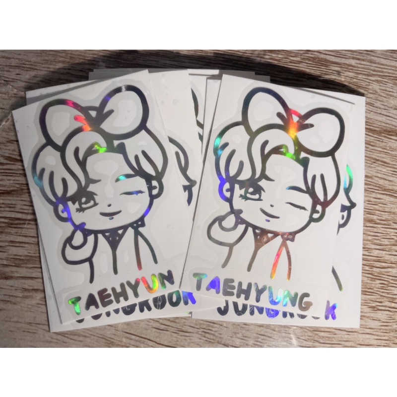 Sticker hologram VKOOK BTS