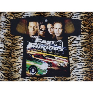 THE FAST AND THE FURIOUS MOVIE OVP OVERPRINT BOOTLEG ลายภาพยนตร์ Cotton 100%