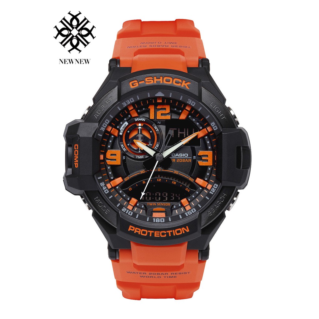 G-Shock รุ่น GA-1000-4A Gravity Master สีส้ม ของแท้ มีใบรับประกัน CMG 1 ปี + กล่อง