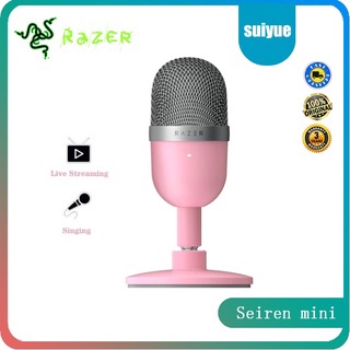 Razer Seiren mini ไมโครโฟนสตรีมมิ่ง Usb สีชมพู ขนาดมินิ