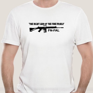 [COD]ใหม่ เสื้อยืดลําลอง แขนสั้น คอกลม ทรงหลวม ลาย Fn Fal Free World 308 NATO UK L1A1 แฟชั่นฤดูร้อน สําหรับผู้ชายS-5XL