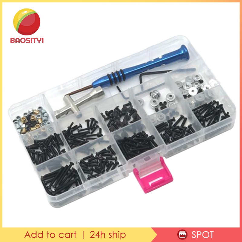 [BAO1-8] โลหะ RC Screw Repair Assortment ชุดสําหรับ WPL Scale RC อะไหล่ Accs