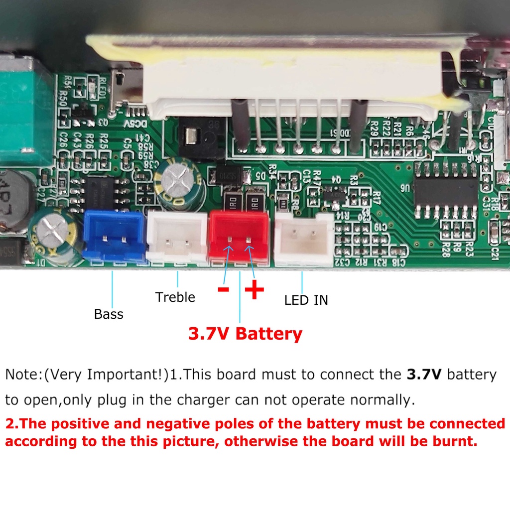 บอร์ดขยายเสียงลําโพง 3.7 V 30W รองรับบลูทูธ AUX 5-8 นิ้ว สําหรับโฮมเธียเตอร์ DIY
