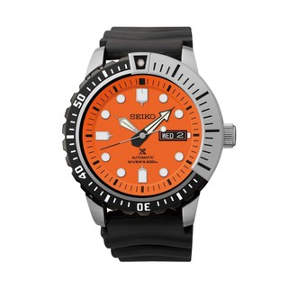 Seiko นาฬิกาข้อมือ รุ่น SRP589 - black/orange