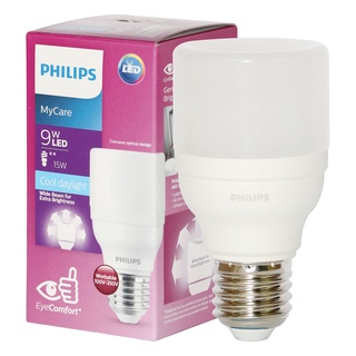 PHILIPS หลอดไฟ LED 9W แสงขาว (DL) ทรงกระบอก E27