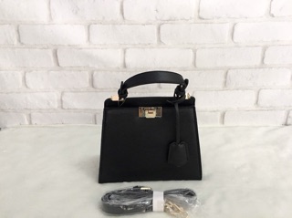 กระเป๋า CHARLES MINI PUSH-LOCK STRUCTURED BAG!!  Size M