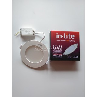 ดาวน์ไลท์แผง INLITE 6W *BER-Guarantee **ทรงกลม