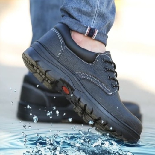 จัดส่งสินค้าจากไทย รองเท้าหัวเหล็ก HK012มีสินค้าพร้อมส่ง รองเท้านิรภัย Safety shoes รองเท้าเซฟตี้ ไซส์36-45
