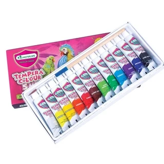 Master Art สีน้ำ สีน้ำเทมพาร่า 5 มล. 12 สี จำนวน 1 กล่อง
