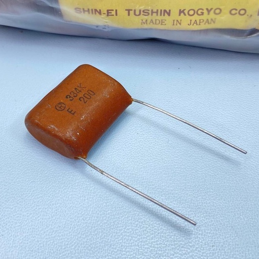 0.33UF 200V 334K 330NF Rubycon Japan คาปาซิเตอร์ไมล่าญี่ปุ่น ขาห่าง 28มิล *ส่งจากไทย