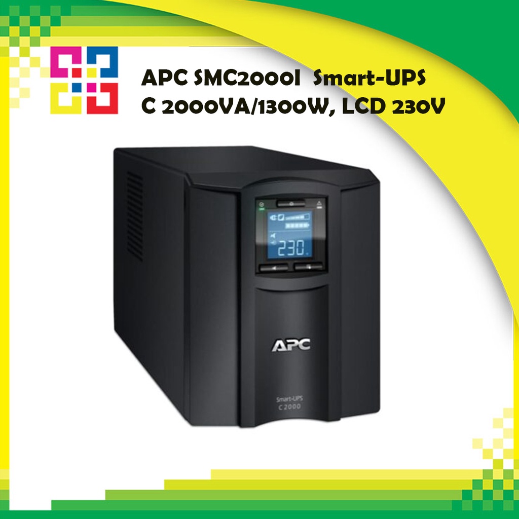 APC SMC2000I-3Y Smart-UPS C 2000VA/1300W, LCD 230V