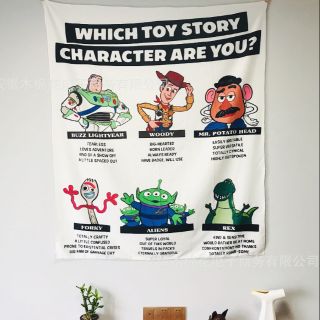 🦕พรีออเดอร์​ ผ้าแต่งห้องลายทอยสตอ​รี่​ Toy​ Story🦕