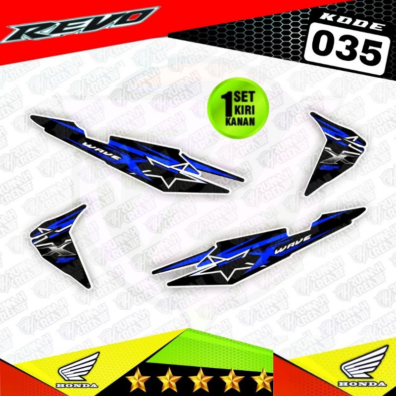 สติ๊กเกอร์ Striping Variation REVO 100 2007-2009 / REVO เก่า / Wave RSX 100 / Wave X / Wave RS | รีโว่ ไลส์ | สติ๊กเกอร์รีโว่ | รีโว่ 35 สตริป