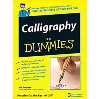 Calligraphy for Dummies (For Dummies (Sports &amp; Hobbies)) หนังสือภาษาอังกฤษมือ1(New) ส่งจากไทย
