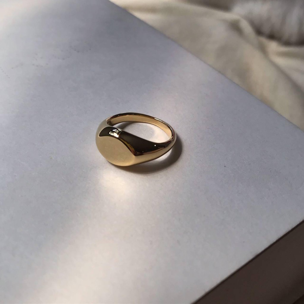 grumpy ,แหวน รุ่น signet ring