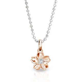 PRIMA จี้เพชรรูปดอกไม้ ( ซากุระ ) ตัวเรือน 9K สี Rose Gold รหัสสินค้า 991P1212-01