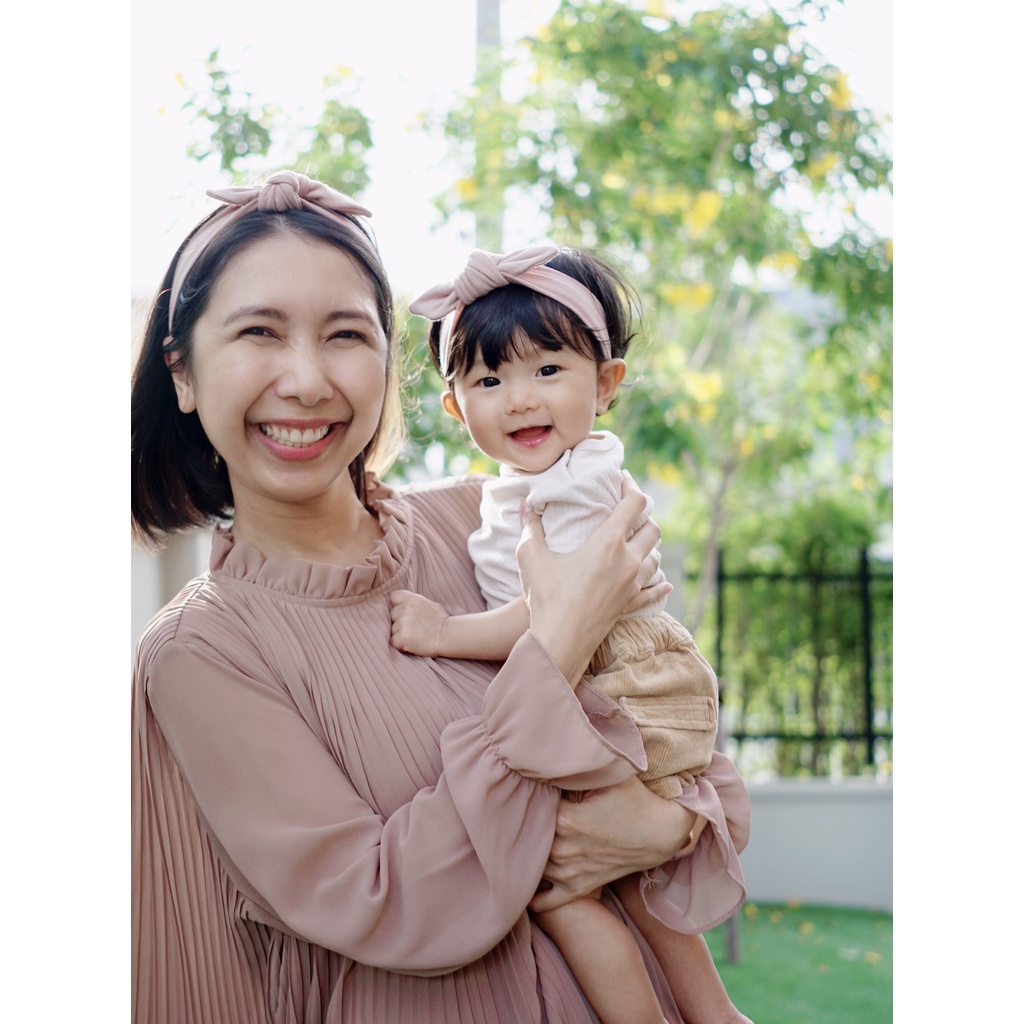 คาดผมเซตคุณแม่-คุณลูกสุดคิ้วท์ 👩‍👧💕รุ่นClassic bow