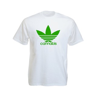 เสื้อยืดราสต้าTee-Shirt Adidas Logo เสื้อยืดสีขาว/สีดำลายโลโก้ Adidas White/Black Tee-Shirt